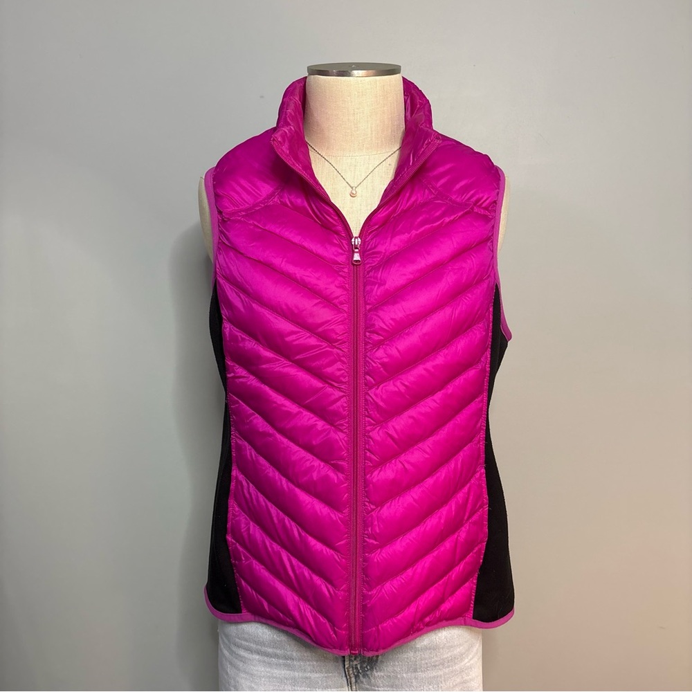 Women's Pink Quilted Vest
